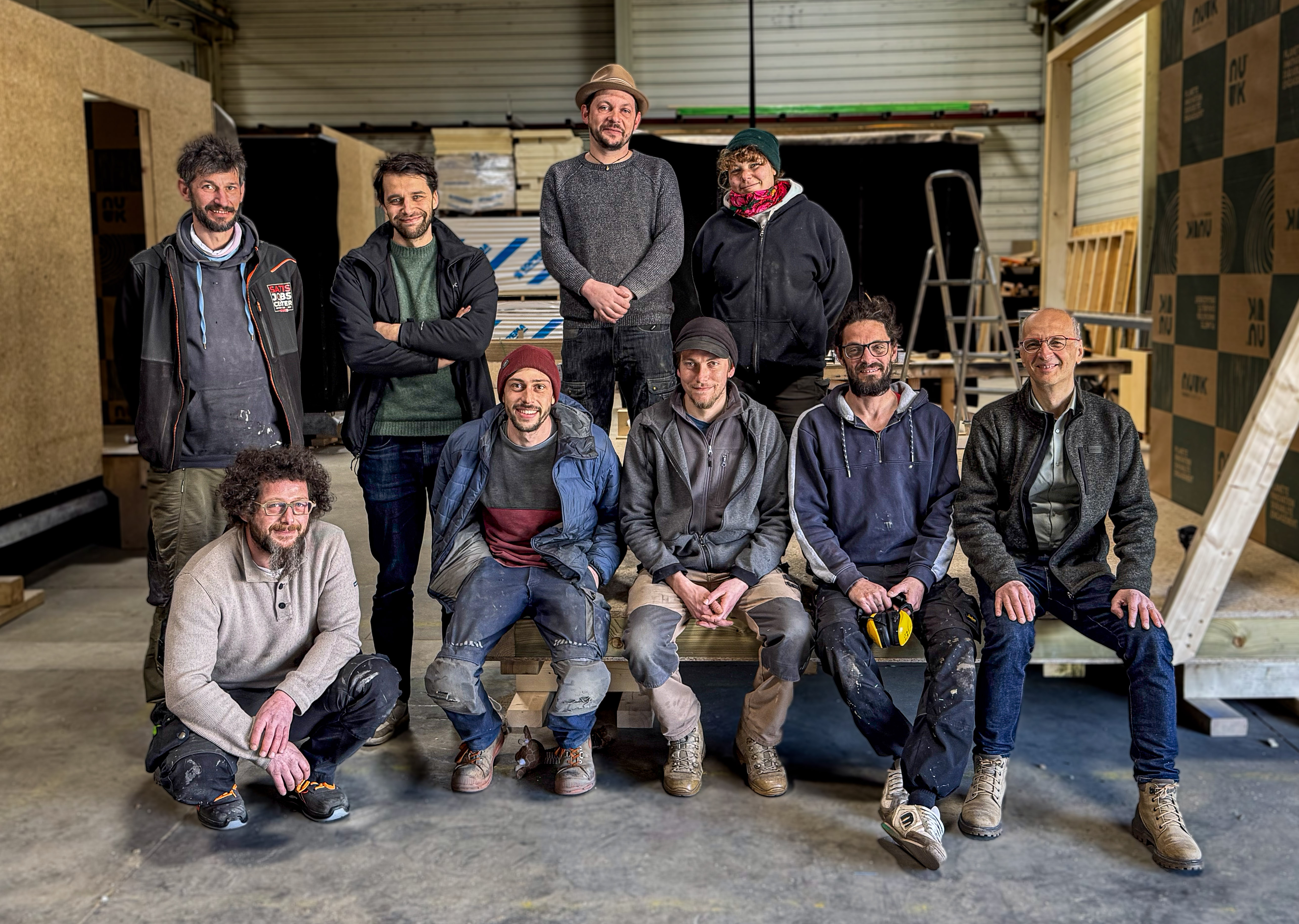 L'équipe Hoummi en atelier